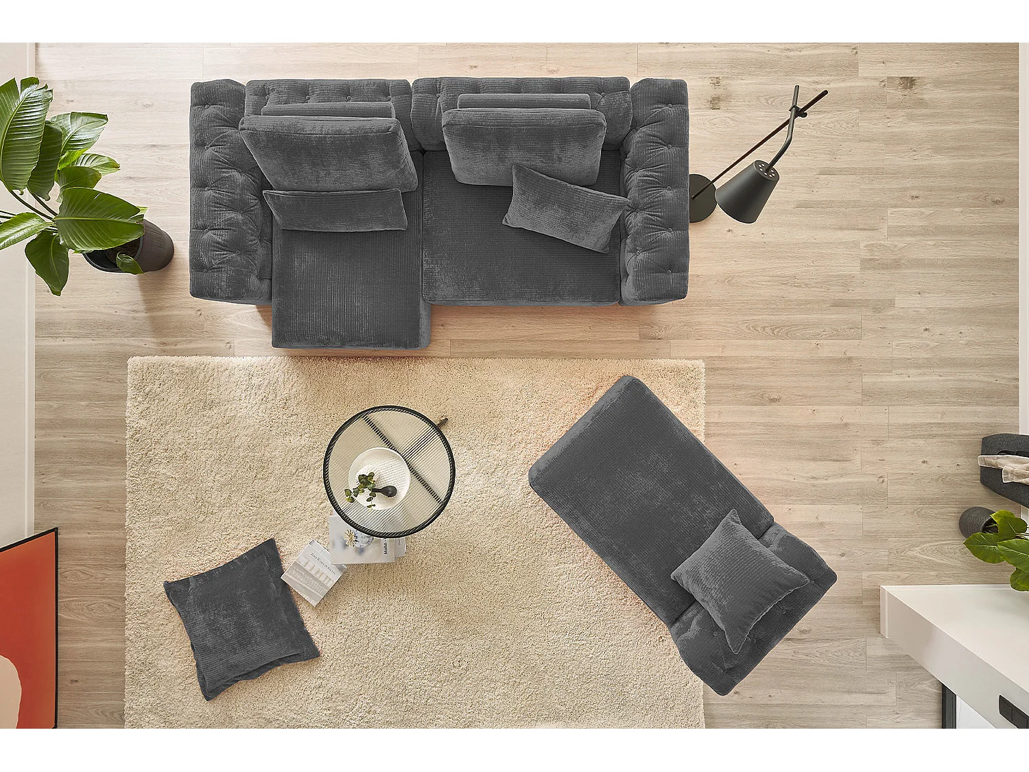 Sofá - antracita Pana - SEPHI