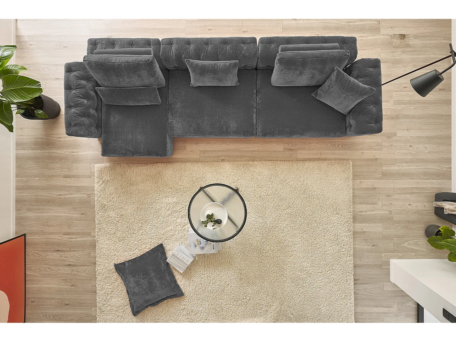 Sofá - antracita Pana - SEPHI