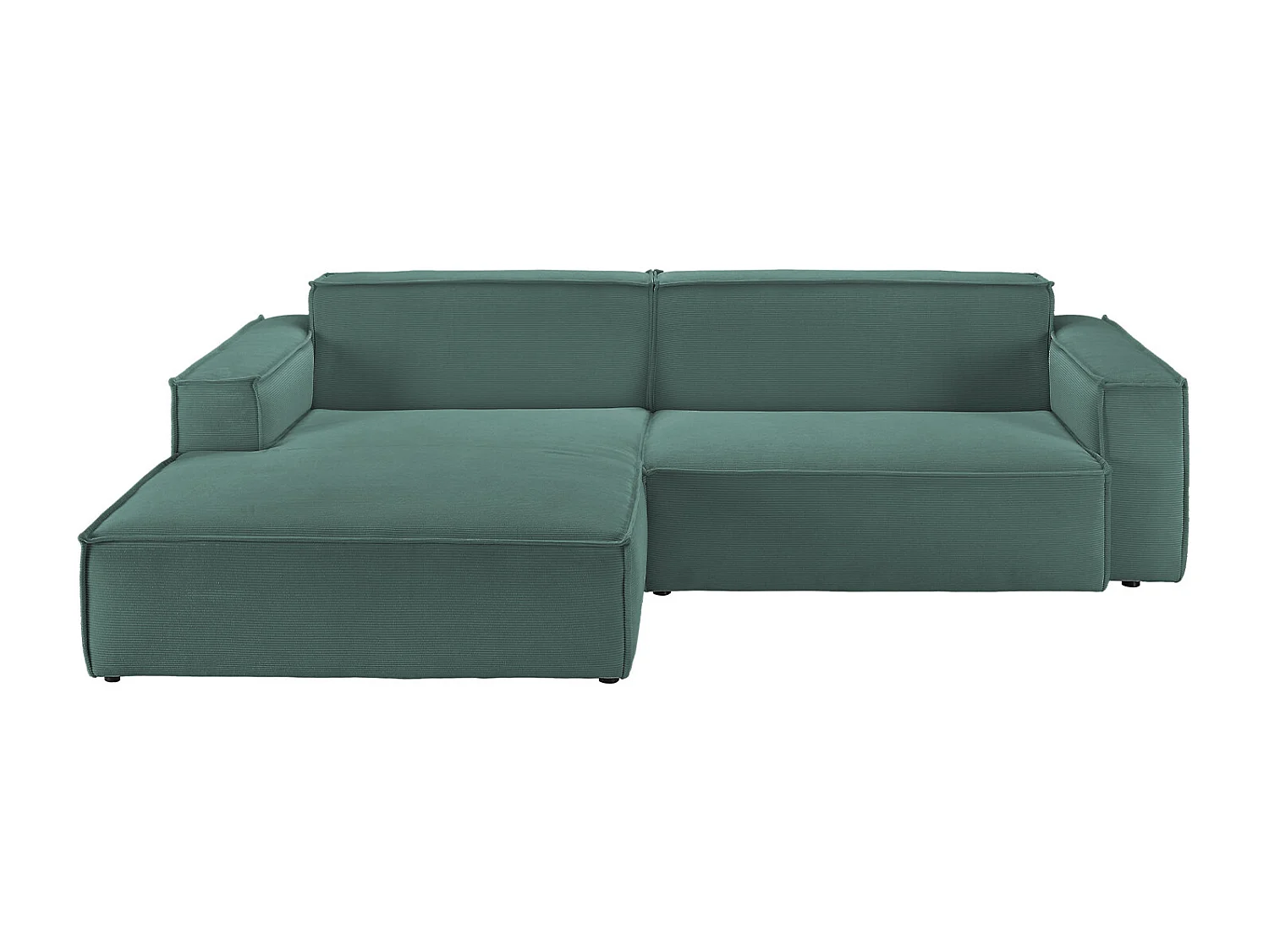 Ecksofa - Grün Cord - SAMU