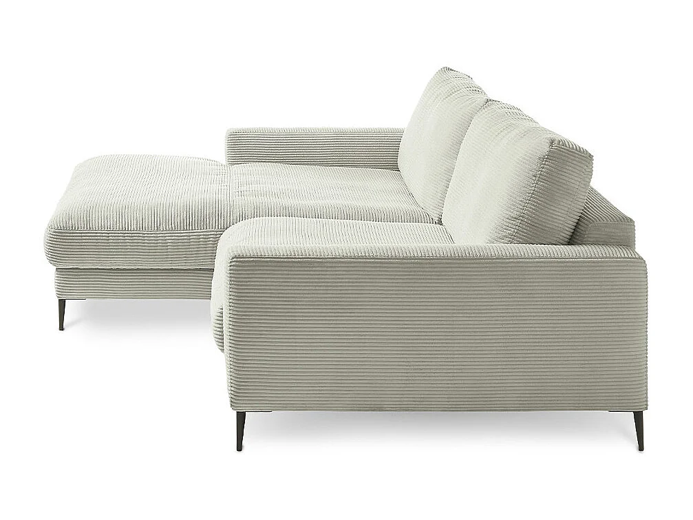 Canapé - Gris Velours côtelé - CARA