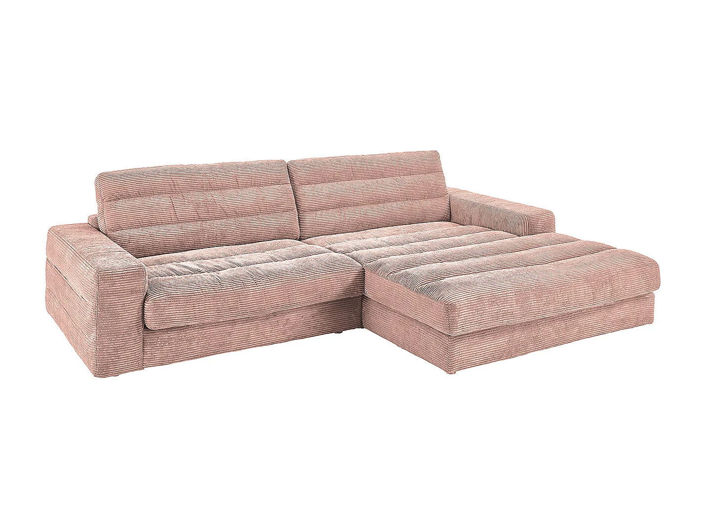Canapé - Rose Velours côtelé - LANA