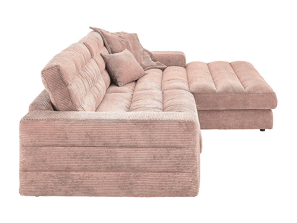 Canapé - Rose Velours côtelé - LANA