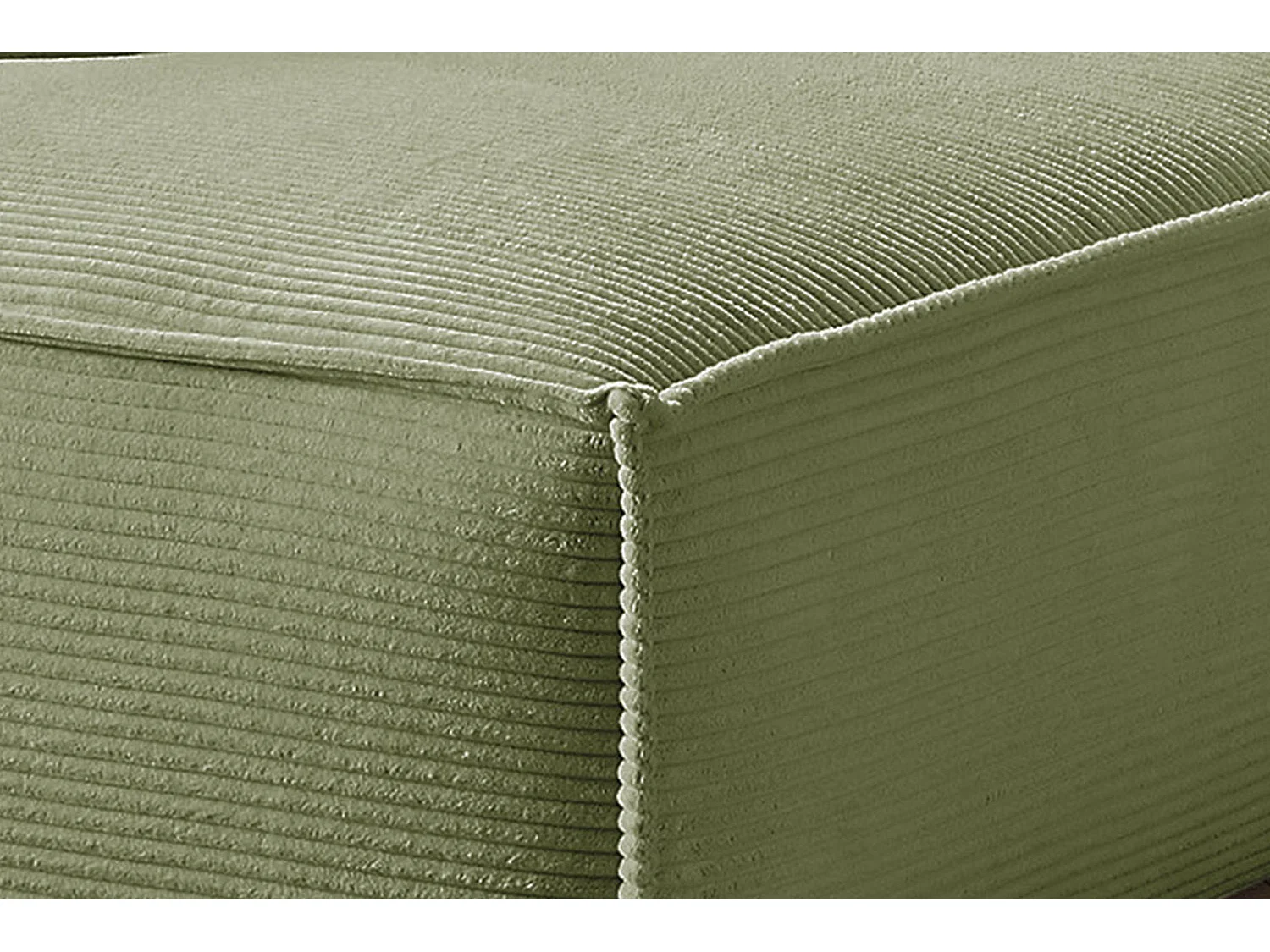 Ecksofa - Grün Cord - SAMU