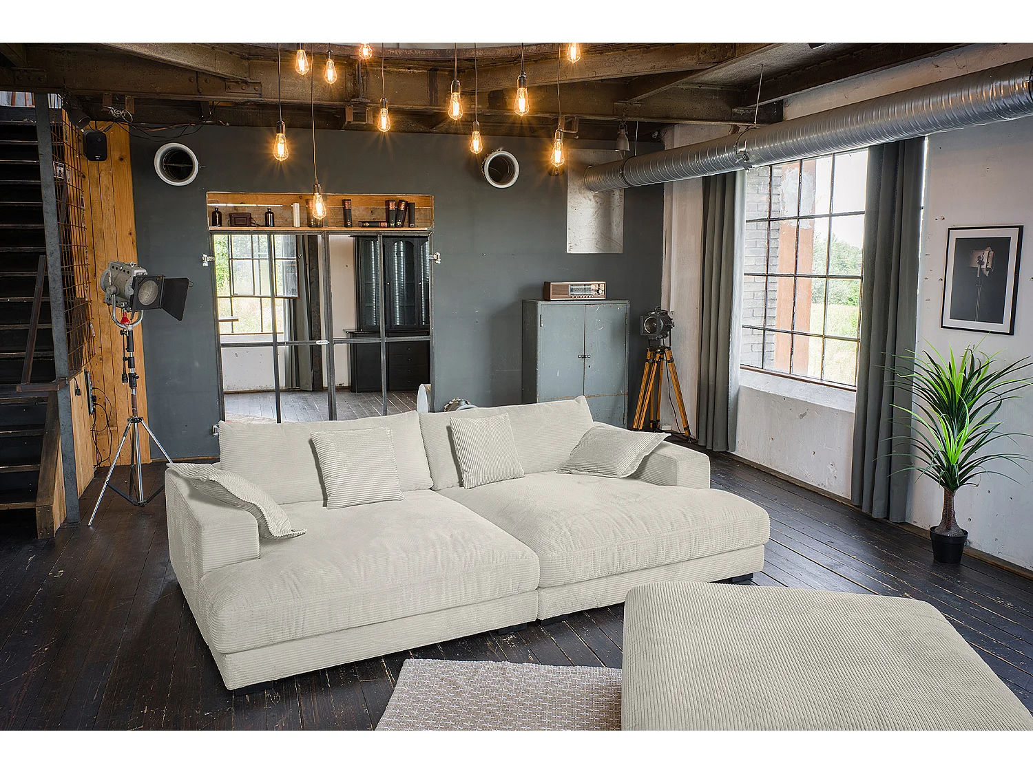 Big - Cremeweiß Cord - MADELINE