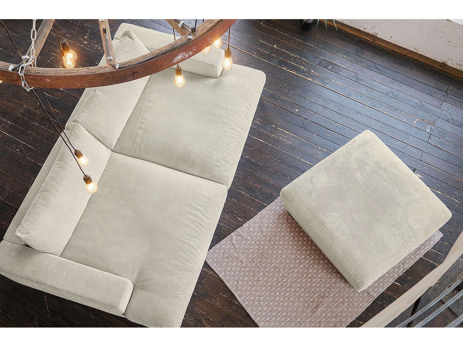 Big - Cremeweiß Cord - MADELINE