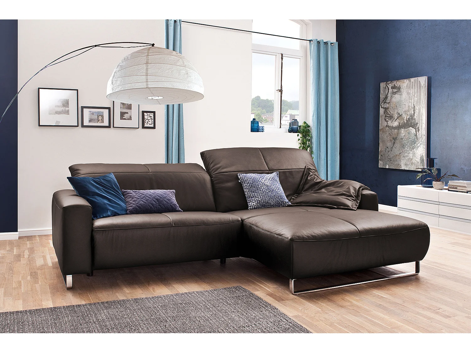 Hoekbank - Sonoma truffeldecor Leer - YORK