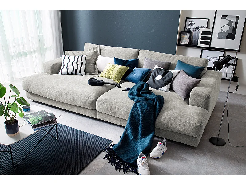 Grote - Zilver Geweven stof - MADELINE