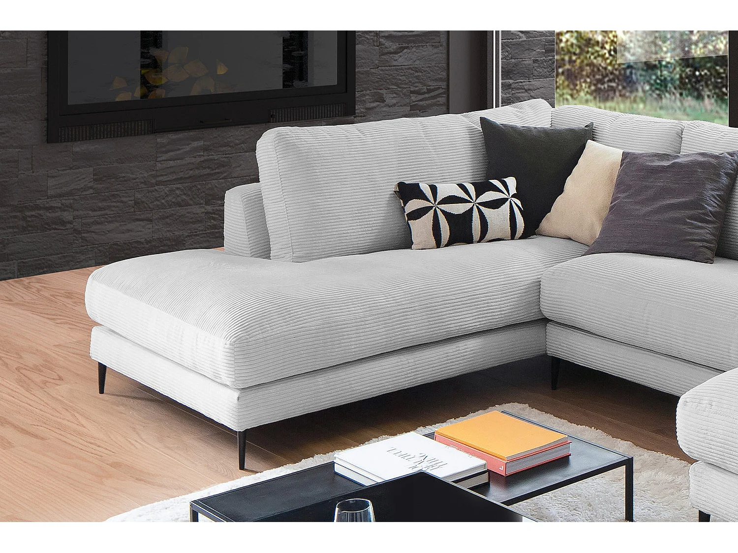 Levend - Lichtgrijs Koord - CARA