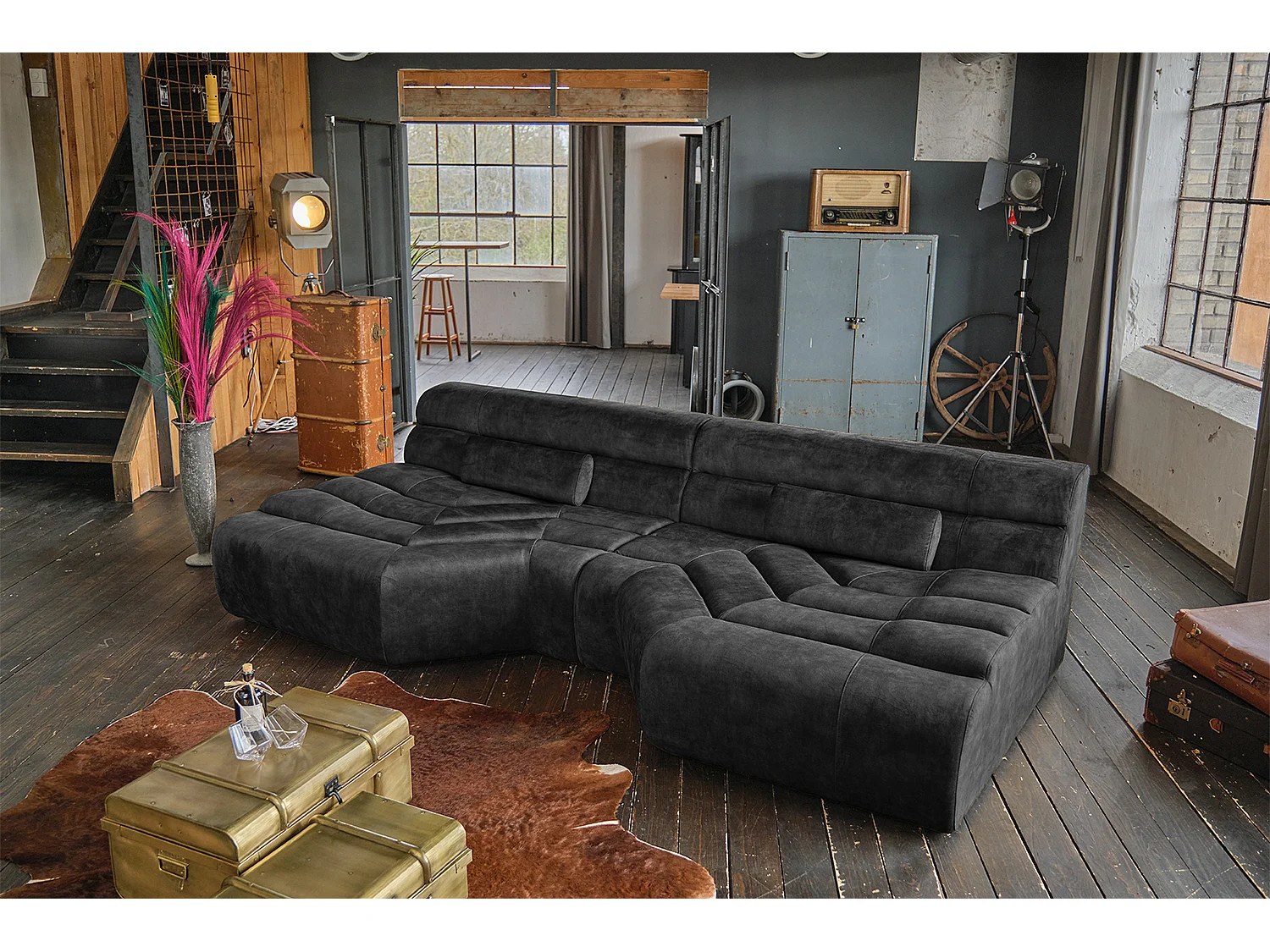 Big - Anthrazit Velvet - TARA