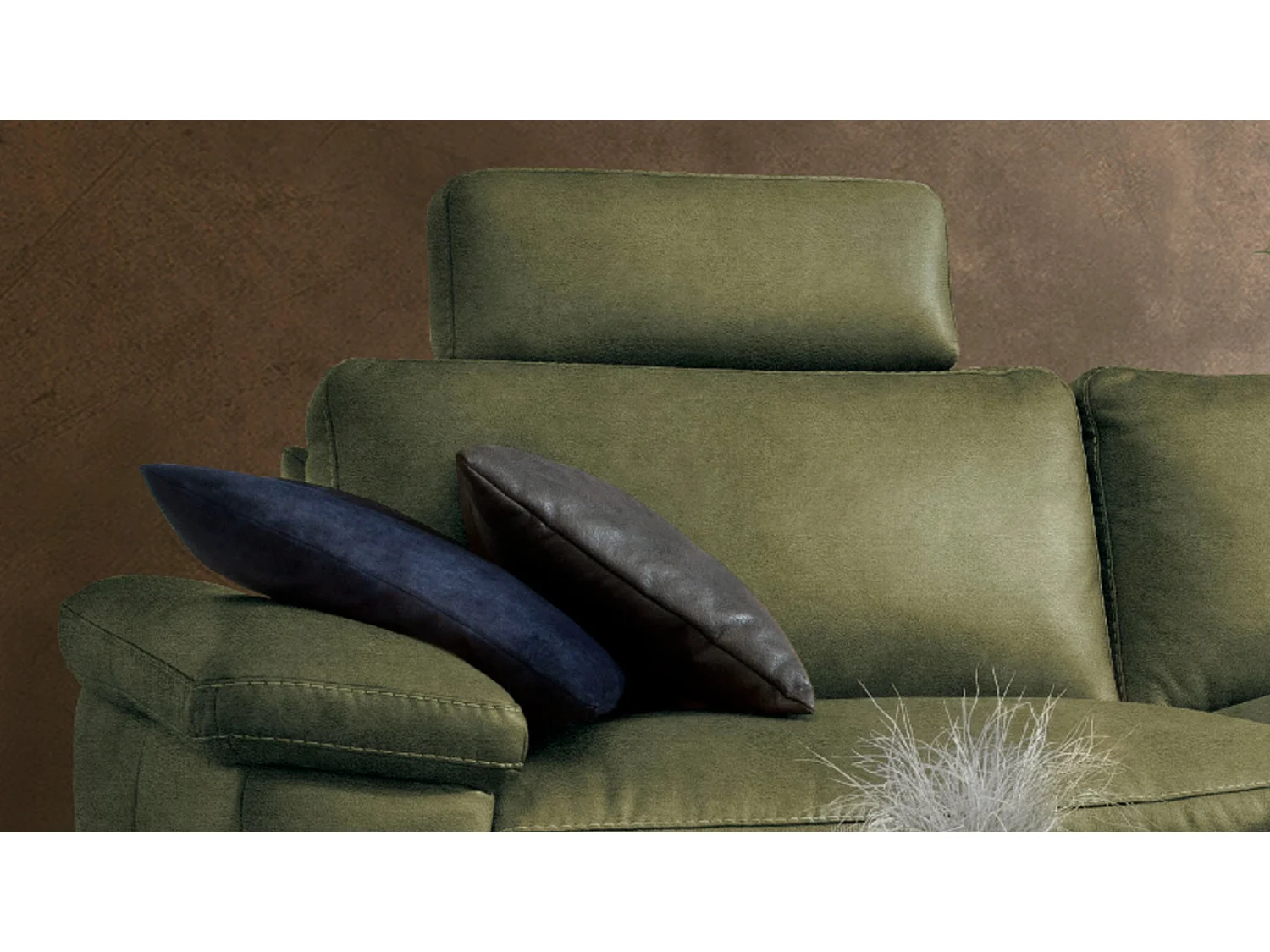 Hoekbank - Donkergroen Geweven stof - LOLA