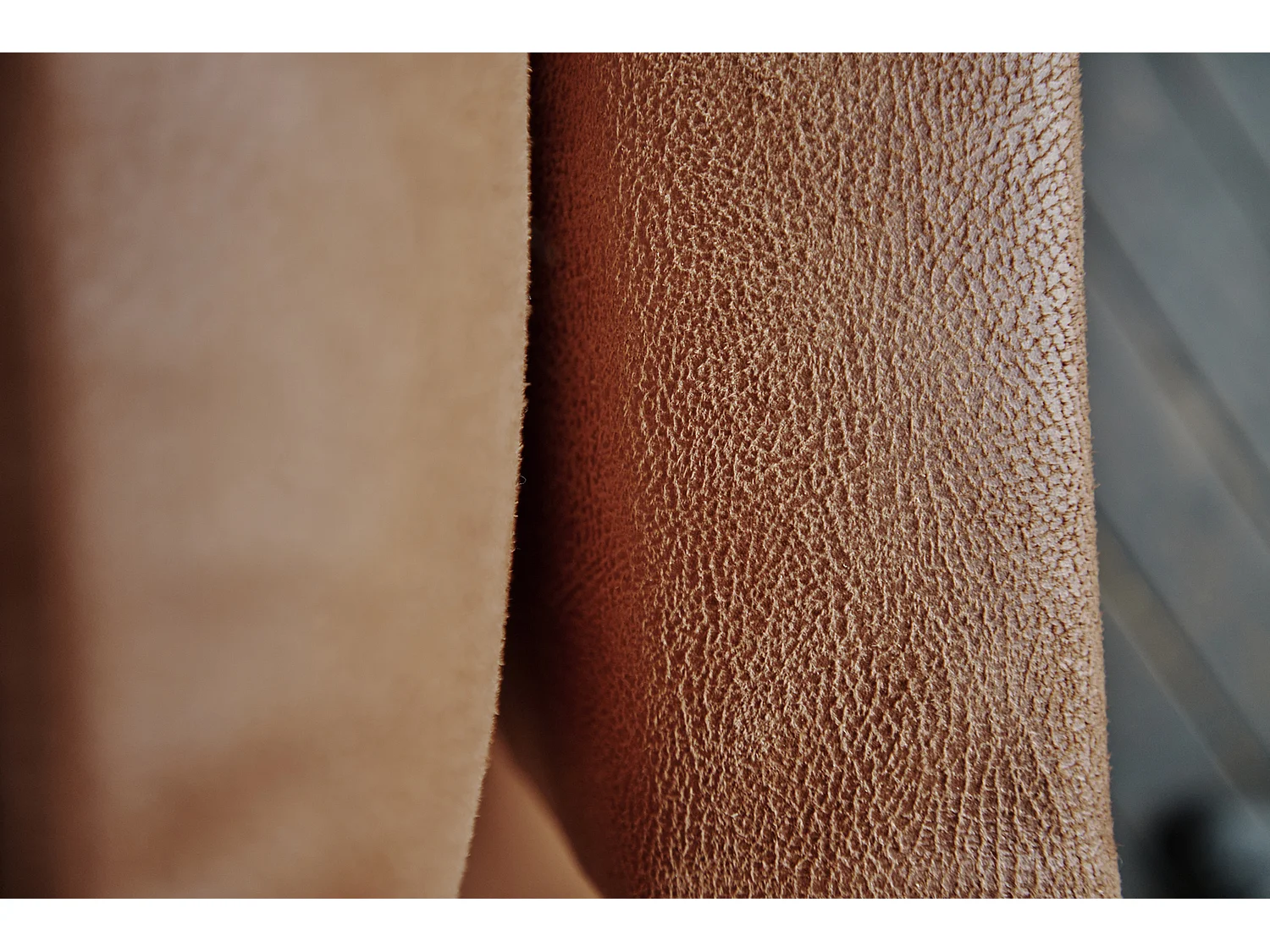 Hoekbank - Bruin Imitatieleer - VILNIUS