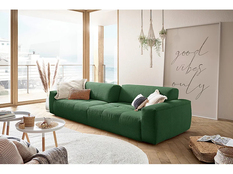 Sofá - verde esmeralda Pana - PALACE