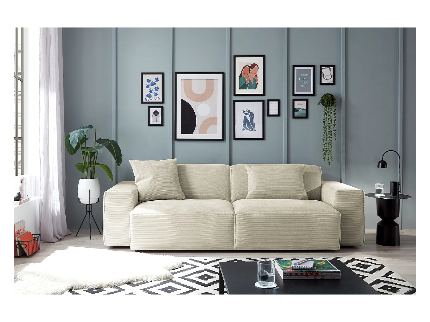 Sofa - Beige Cord - RANI