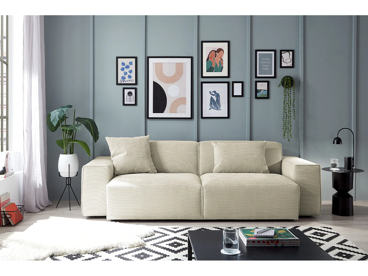Sofa - Beige Cord - RANI