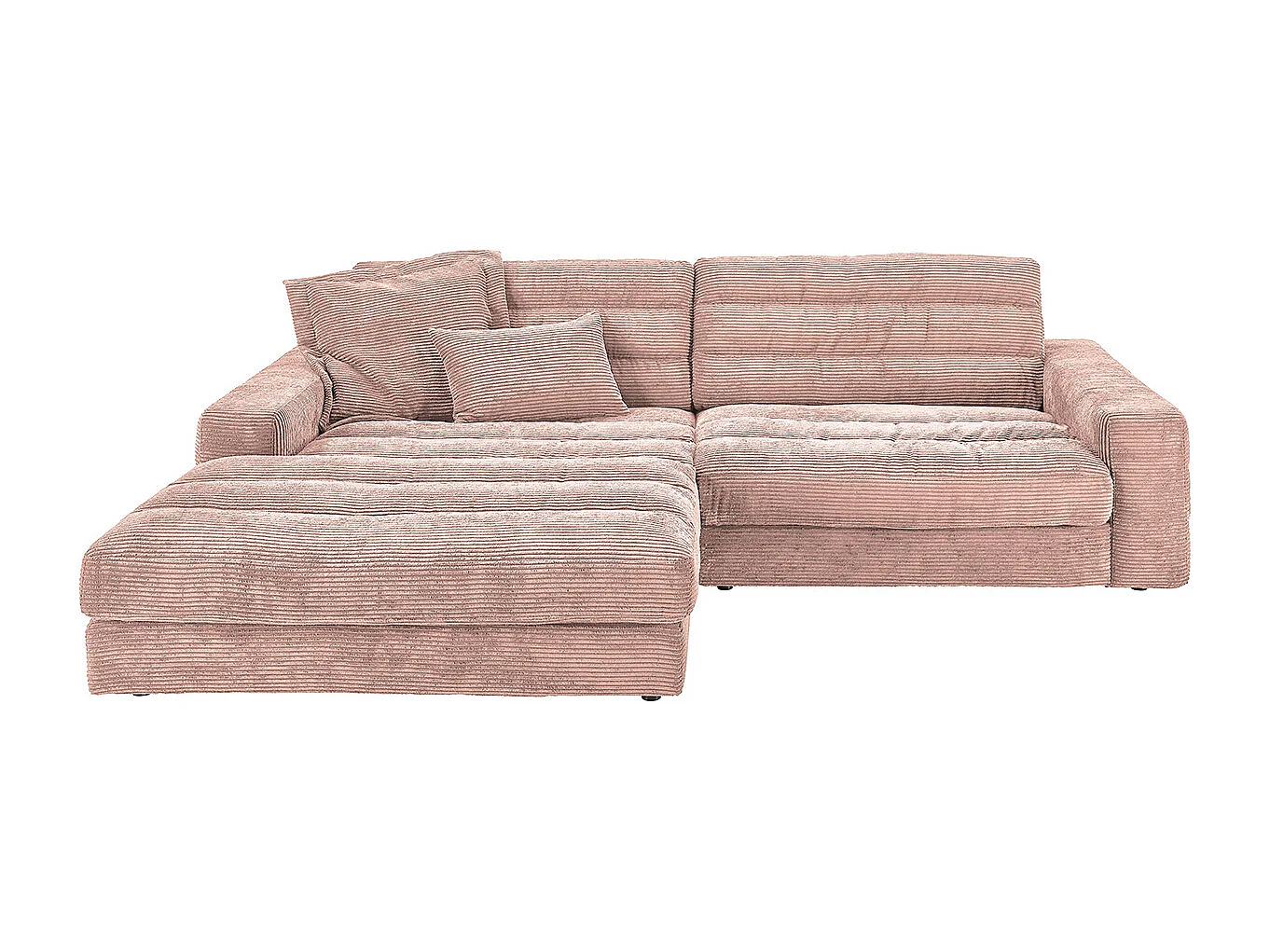 Ecksofa - Pink Cord - LANA