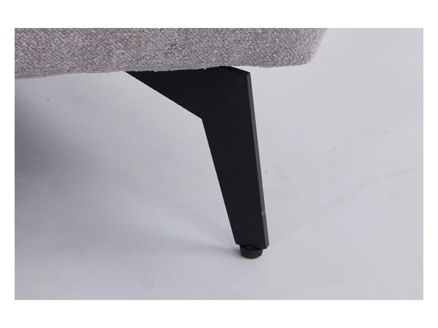 Canapé d'angle - Gris tissu tissé - GARBO