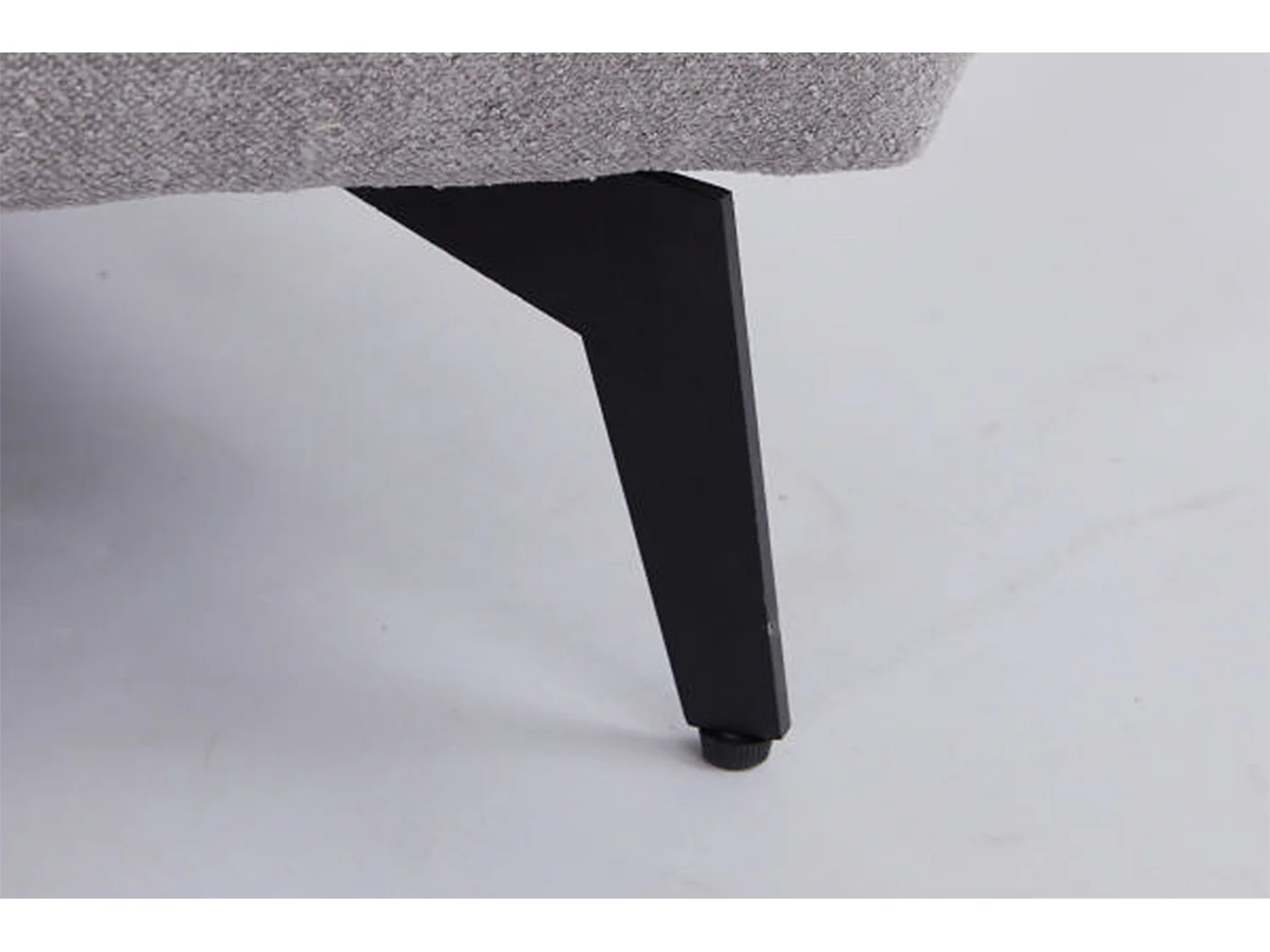 Ecksofa - Grau Webstoff - GARBO