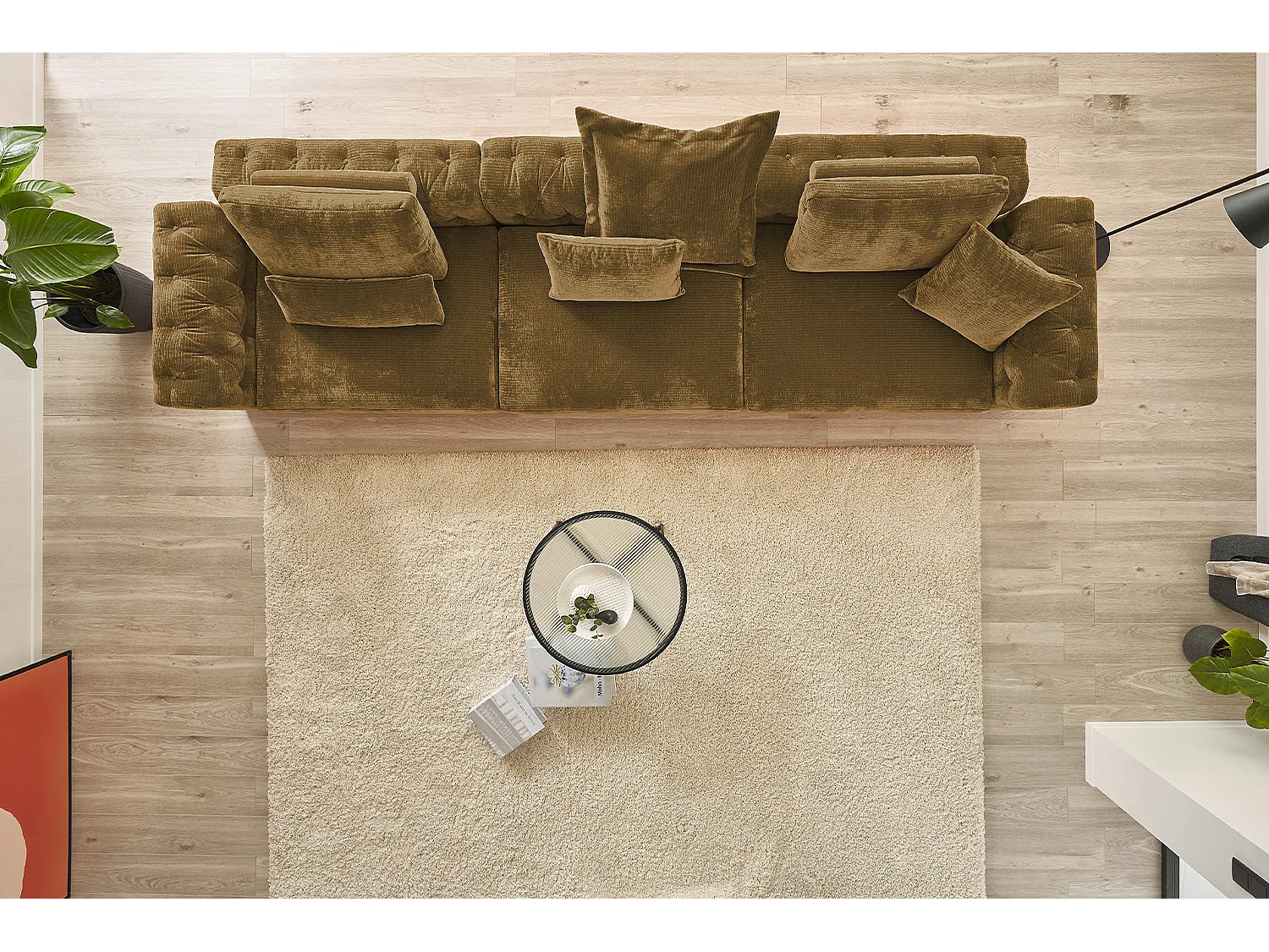 Sofa - Braun Cord - SEPHI