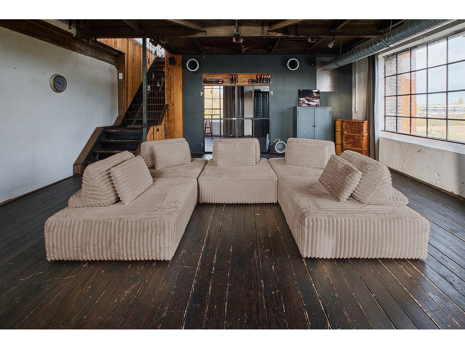 Modulaire - Taupe Koord - WIOLO SOFT