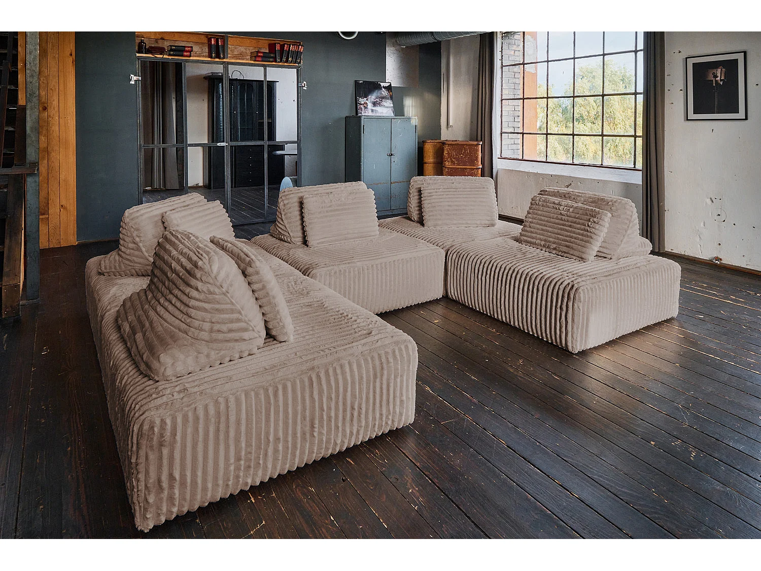 Modulaire - Taupe Koord - WIOLO SOFT