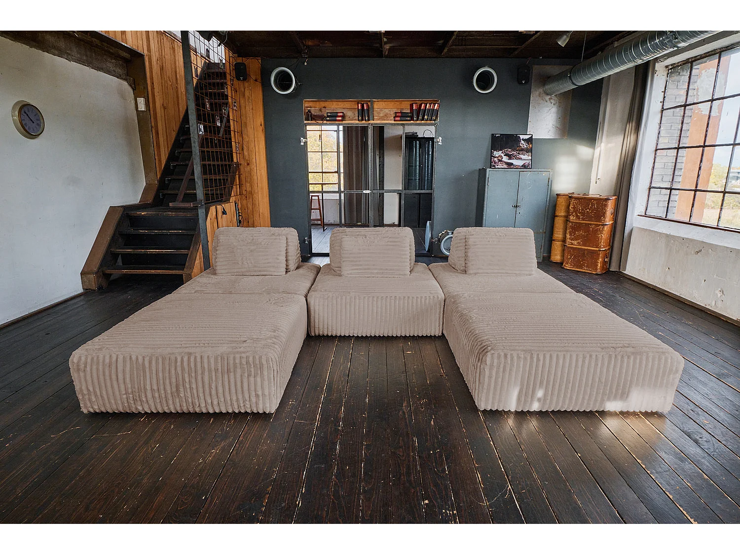 Modulaire - Taupe Koord - WIOLO SOFT