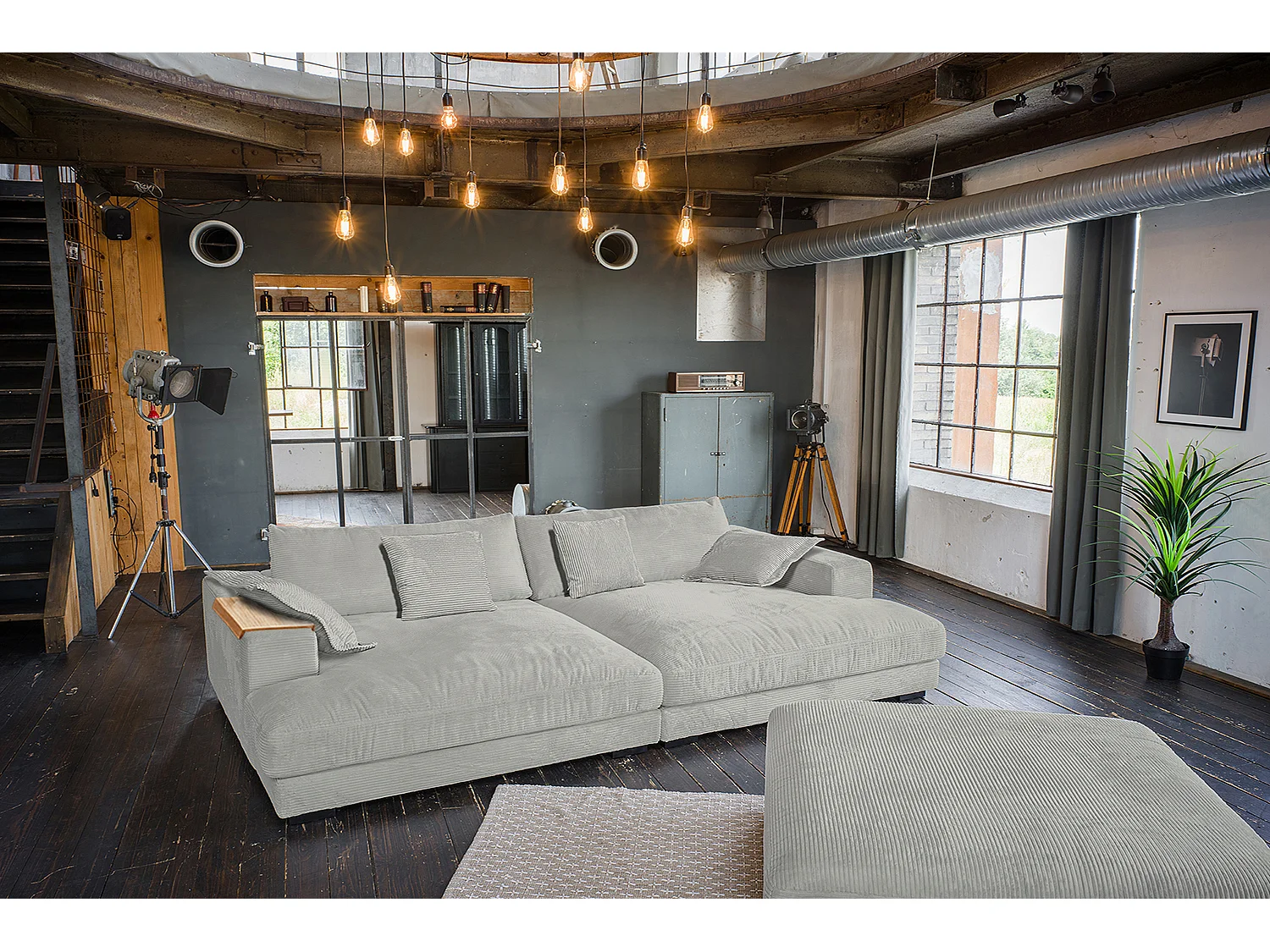 Big - Hellgrau Cord - MADELINE