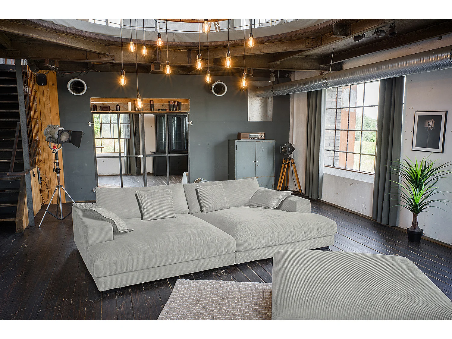 Big - Hellgrau Cord - MADELINE