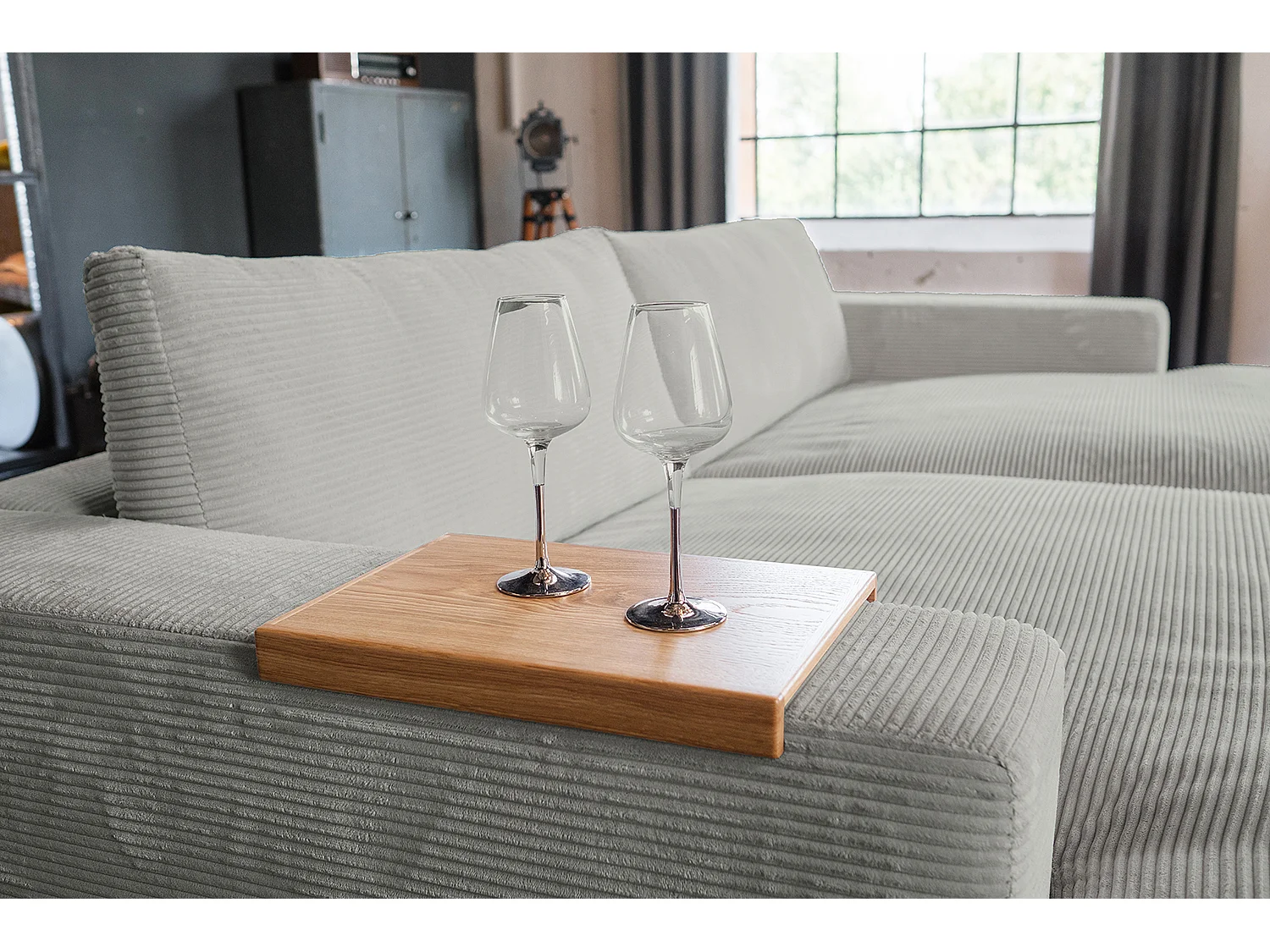 Big - Hellgrau Cord - MADELINE