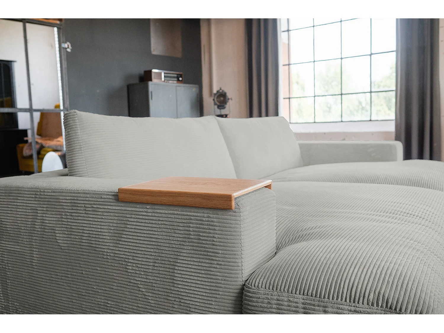 Big - Hellgrau Cord - MADELINE