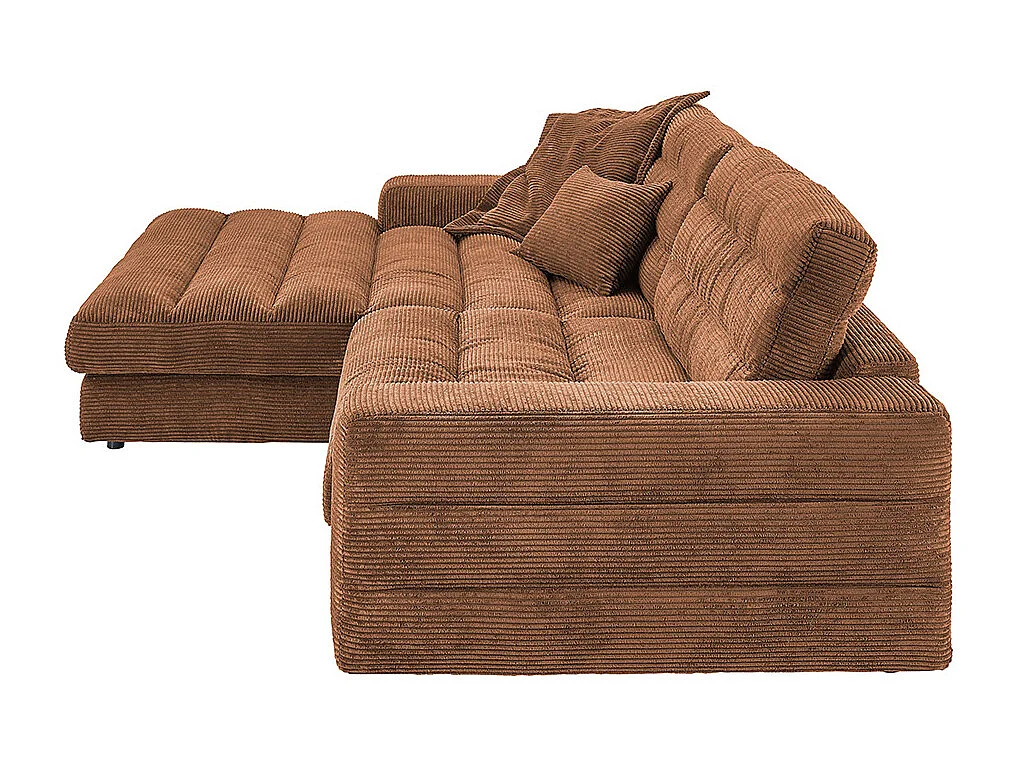 Hoekbank - Bruin Koord - LANA