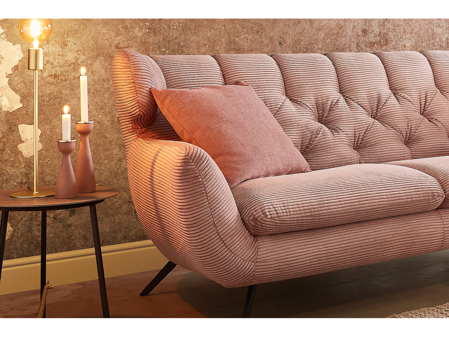 Bank - Roze Koord - CHARME