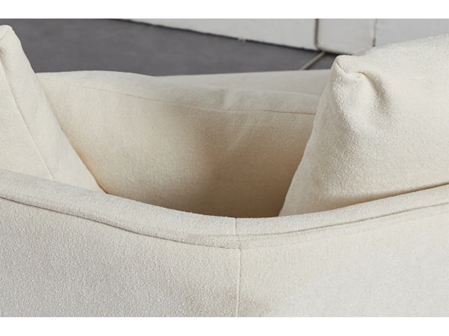 Hoekbank - Crème wit Geweven stof - GARBO