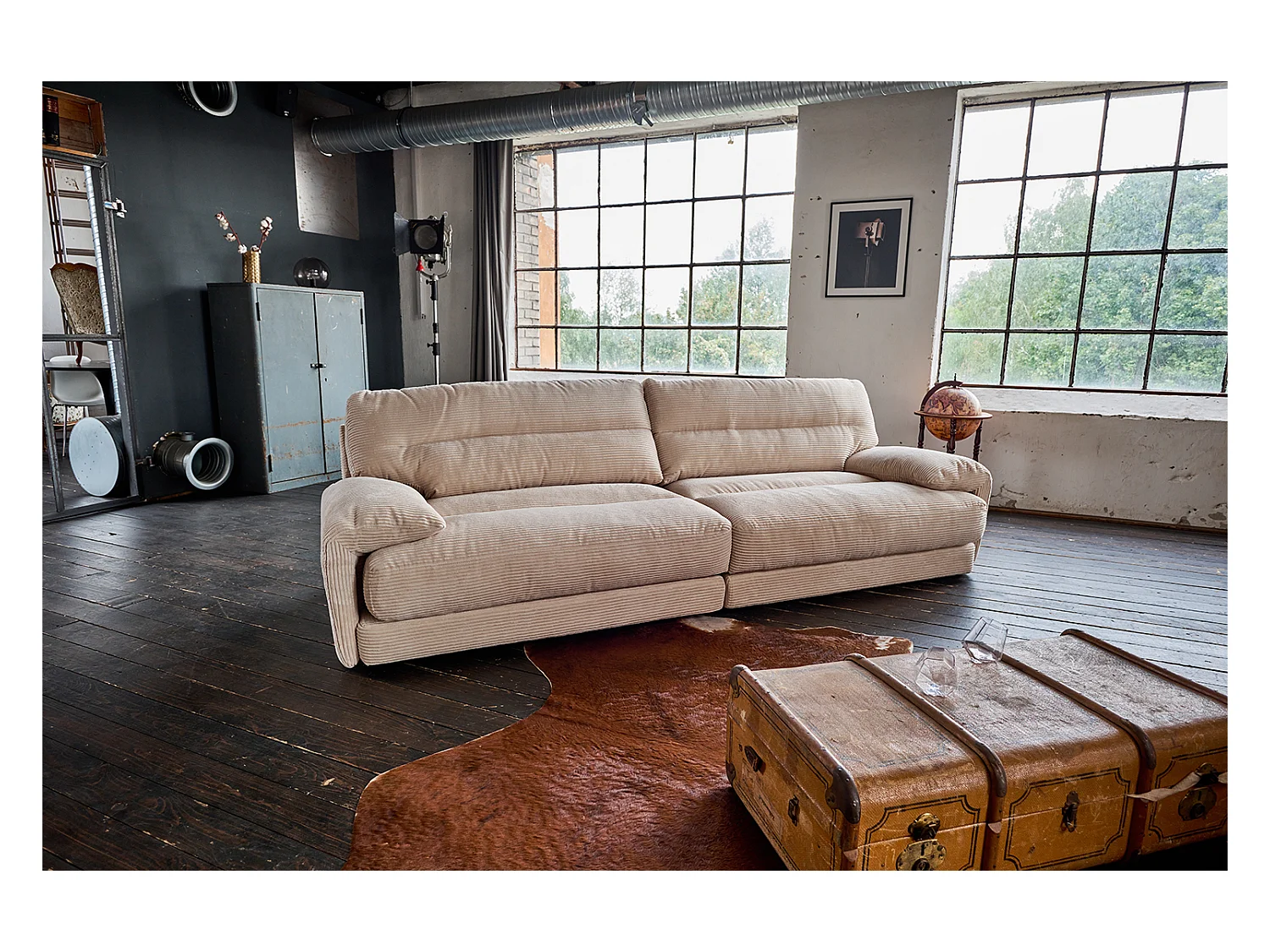 Sofa - Braun Cord - CINE