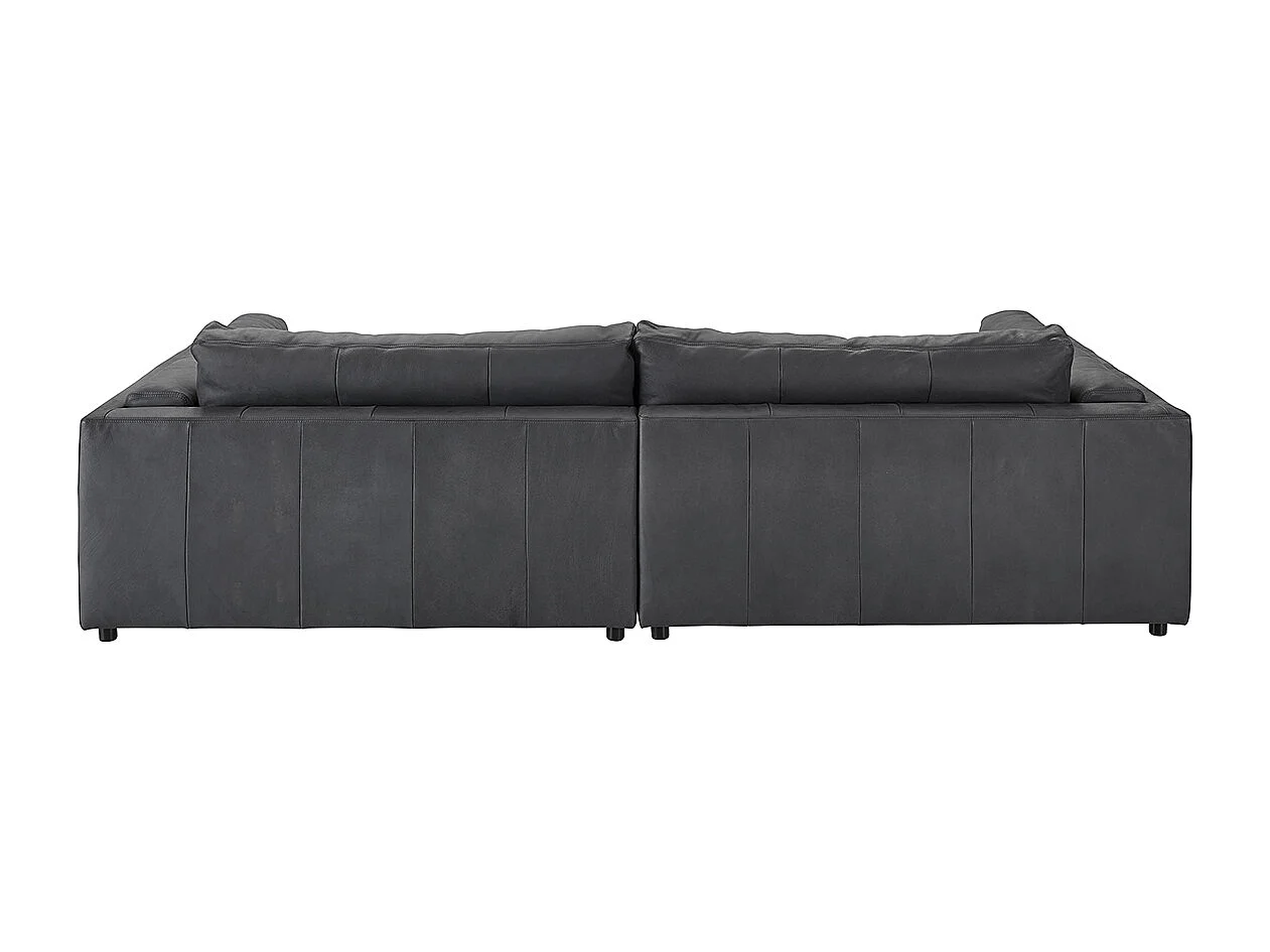 Bigsofa - Anthrazit Leder - RAINA