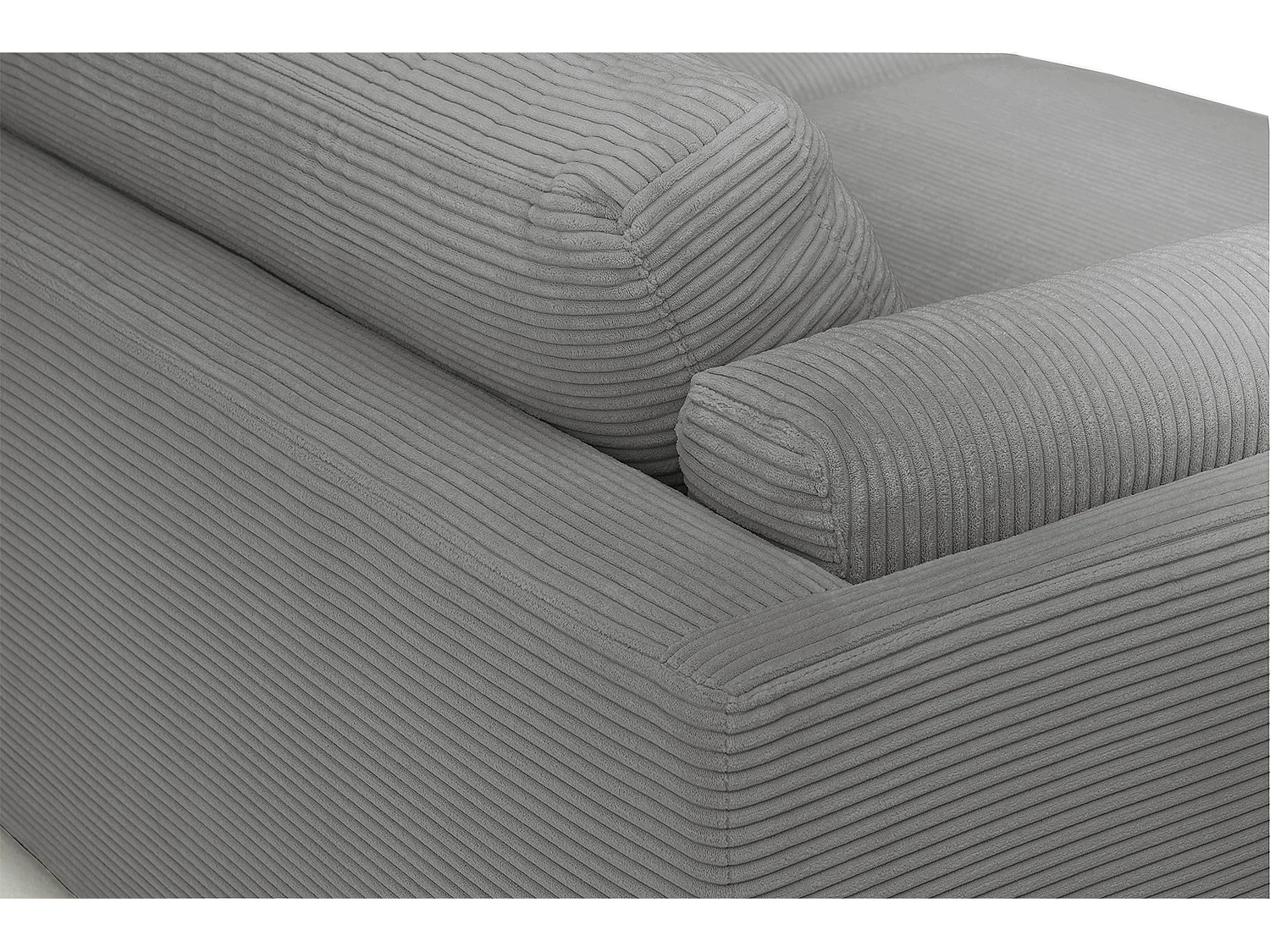 Divano - Grigio Velluto a coste - RAINA