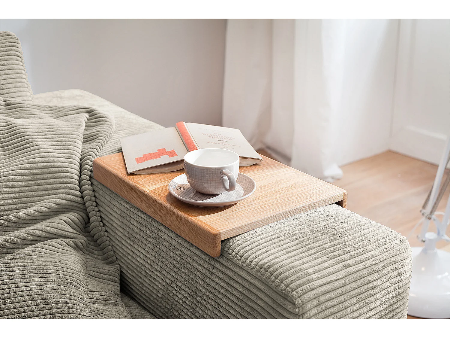 Sofa - Grau Cord - MADELINE