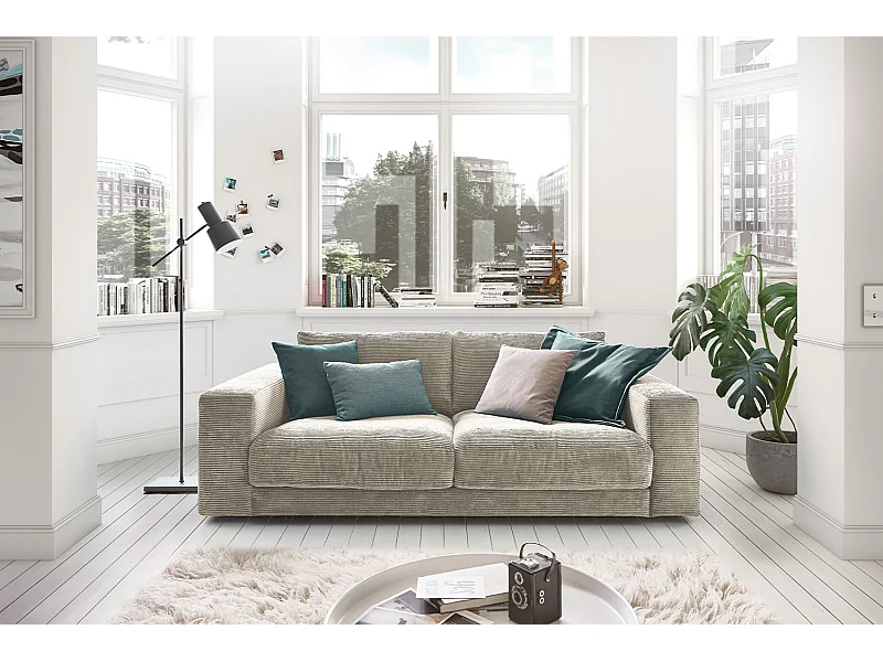 Sofá - Gris Pana - MADELINE