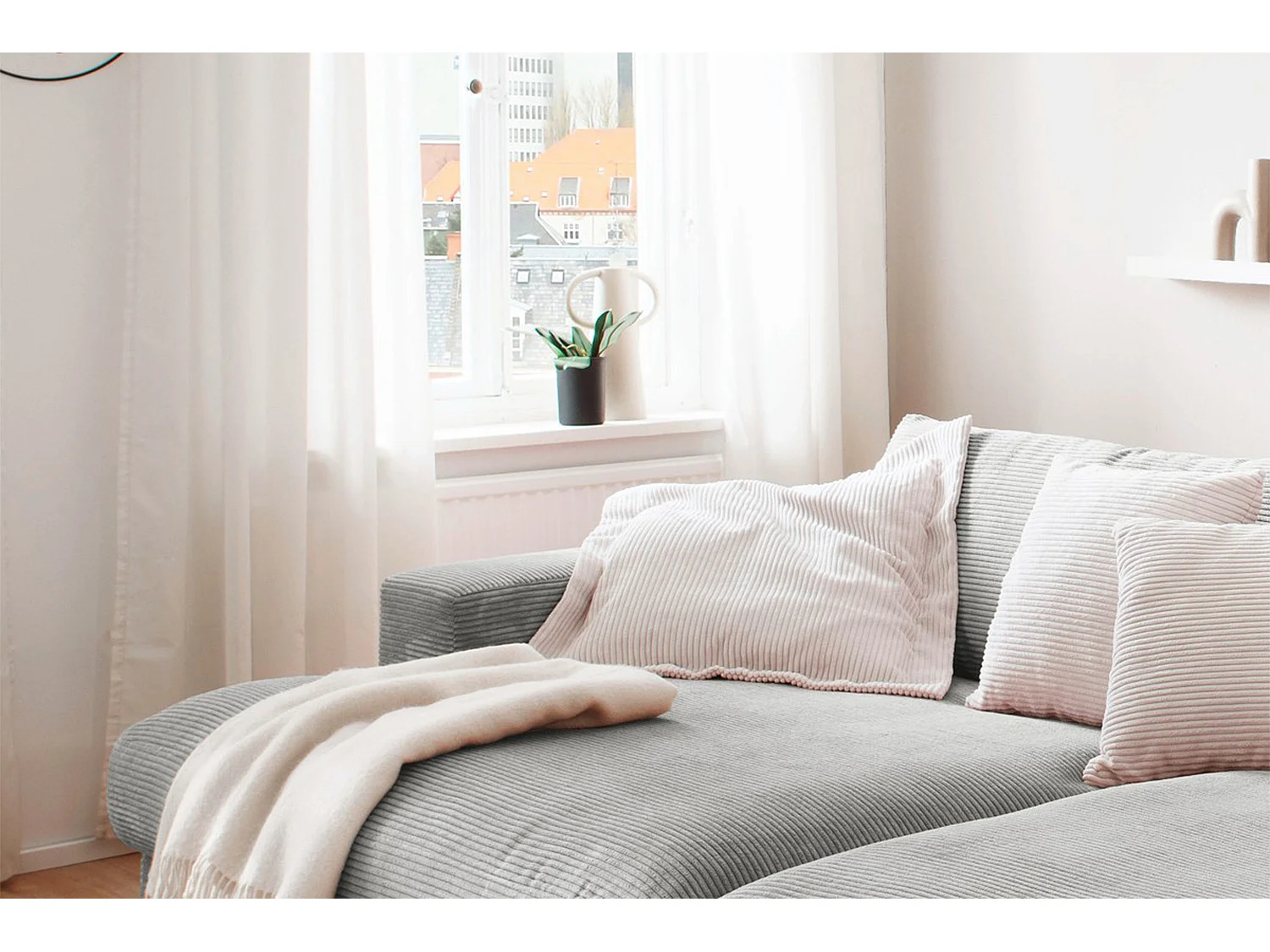 Big - Hellgrau Cord - MADELINE