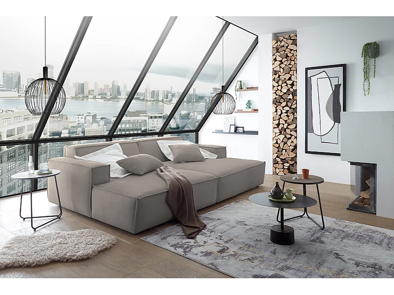 Sofá - Gris Pana - SAMU