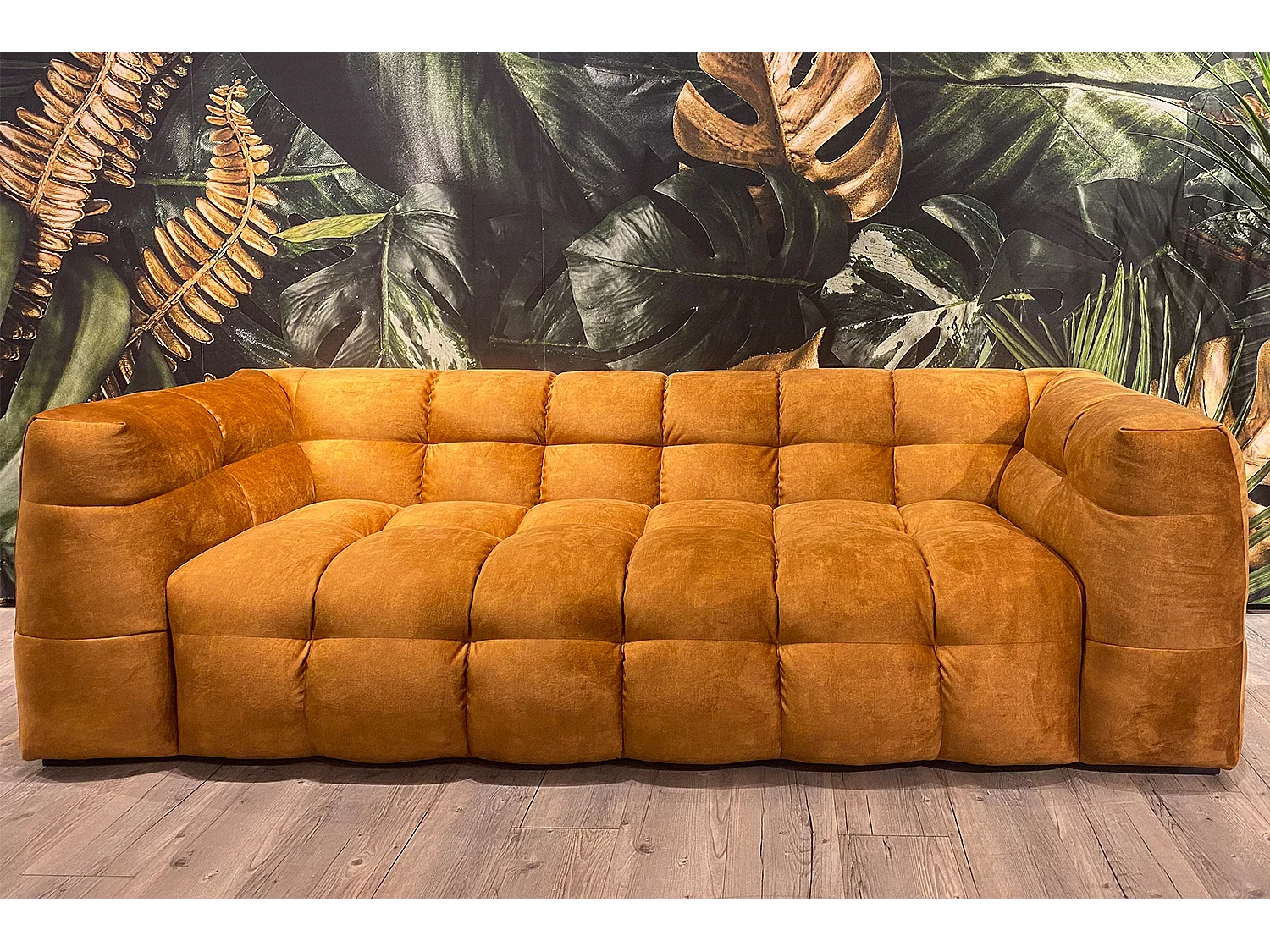 Sofa - Gold Velvet - ROSARIO