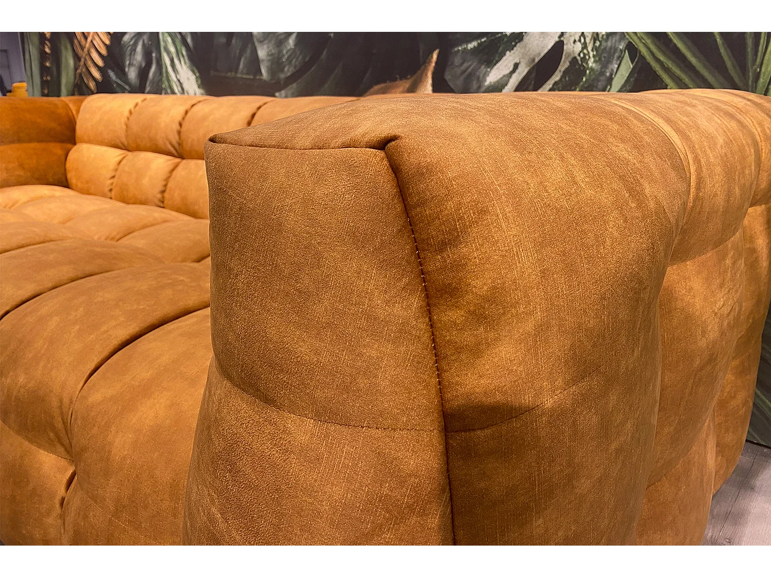 Sofa - Gold Velvet - ROSARIO