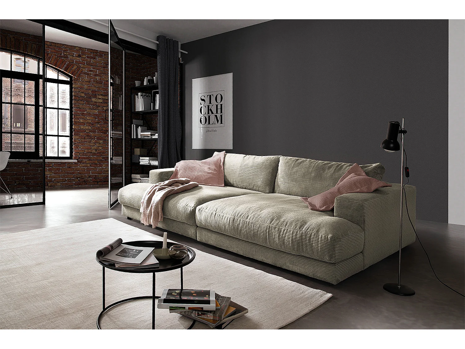 Big - Steingrau Cord - MADELINE