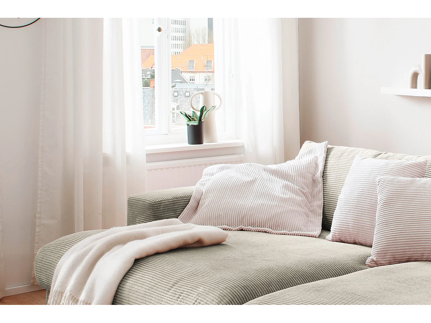 Big - Steingrau Cord - MADELINE