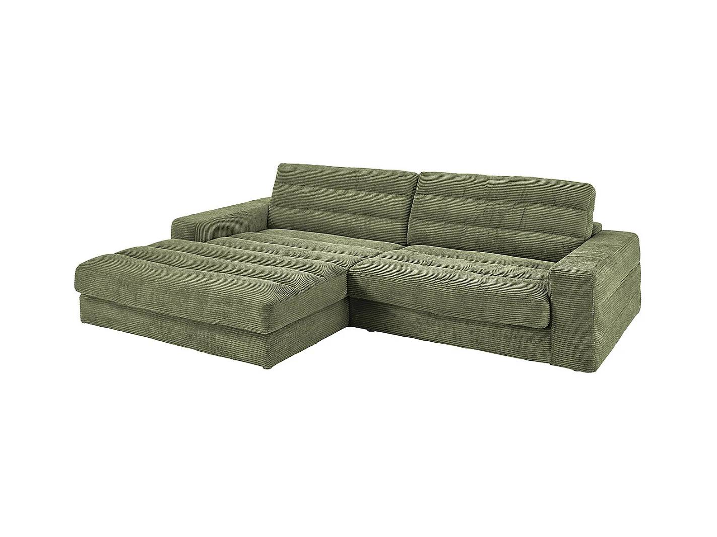 Canapé - Vert Velours côtelé - LANA