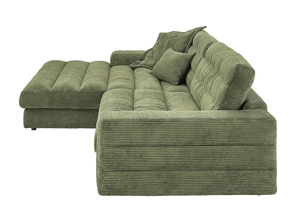 Divano - verde Velluto a coste - LANA