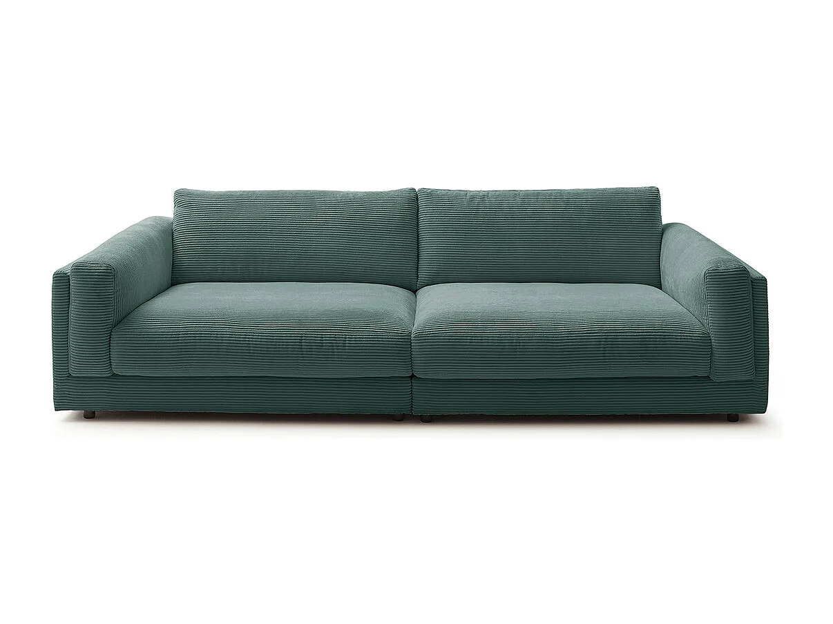 Divano - verde smeraldo Velluto a coste - RAINA