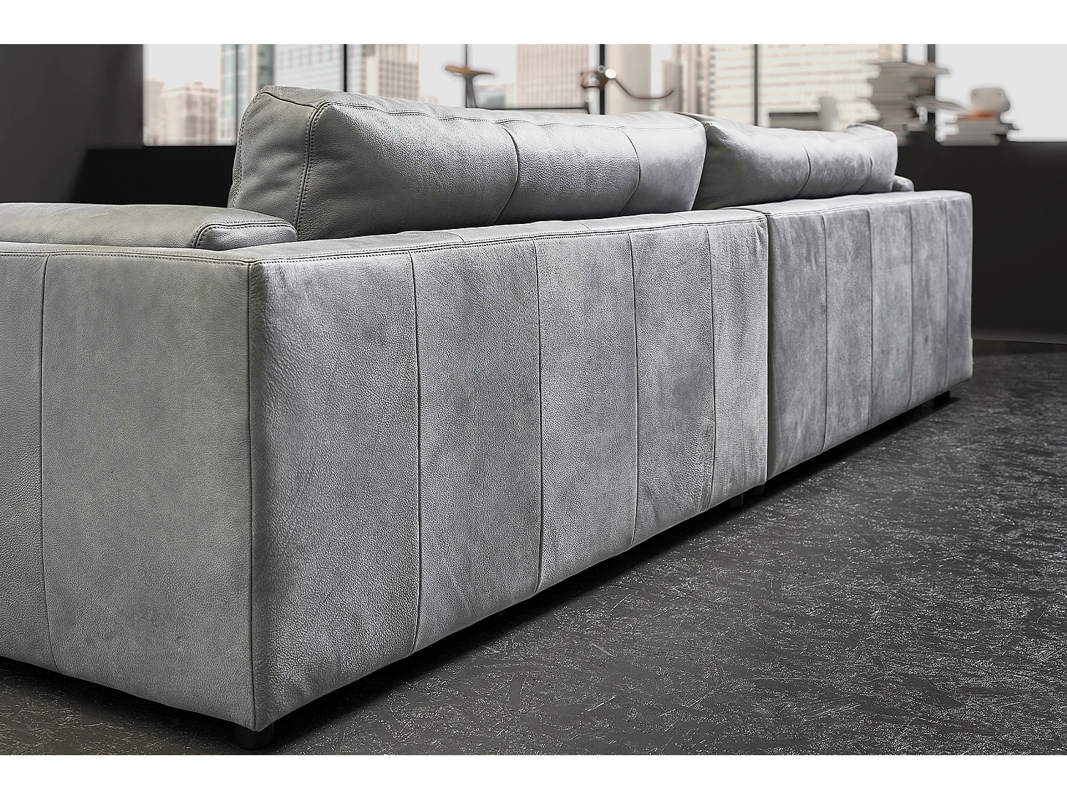 Big - Grau Leder - RAINA