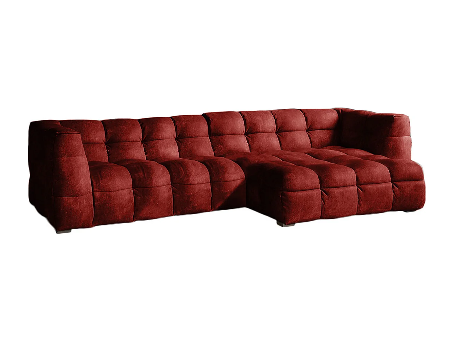 Ecksofa - Bordeaux Velvet - ROSARIO