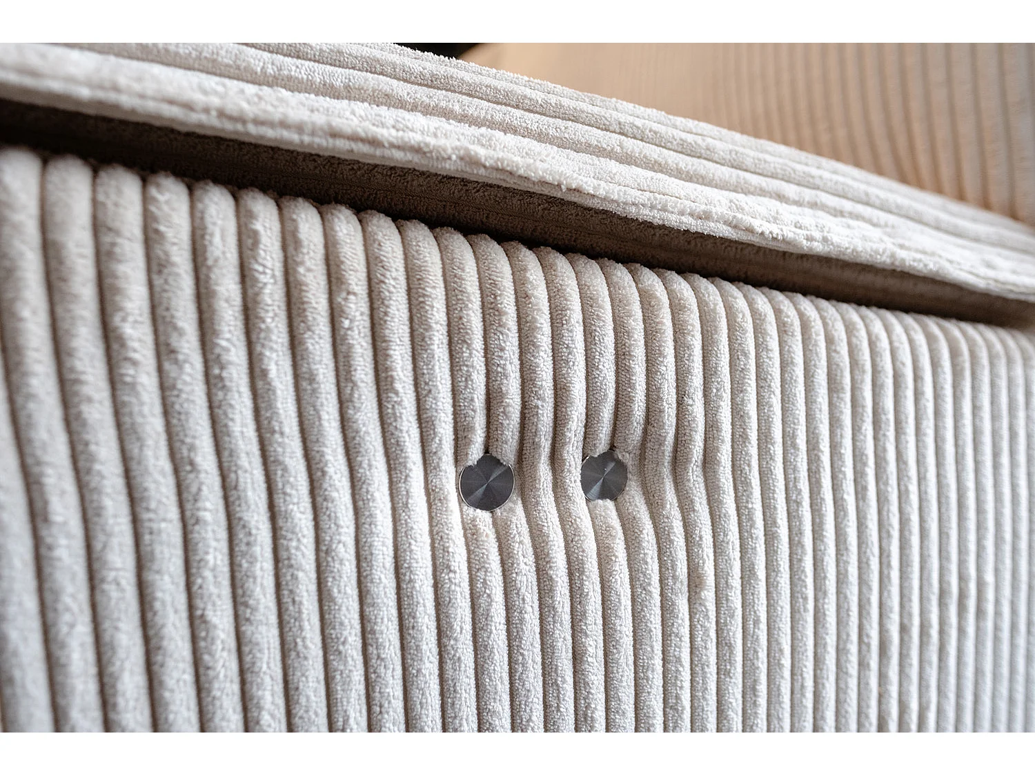 - bianco crema Velluto a coste - AURORA