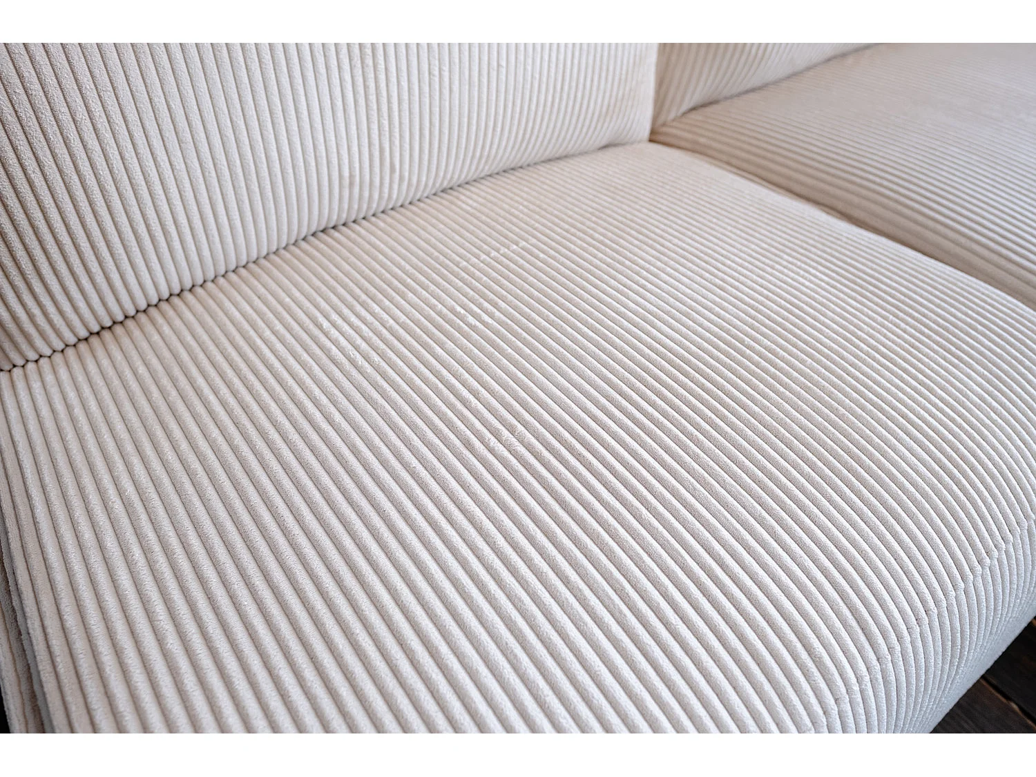 - bianco crema Velluto a coste - AURORA